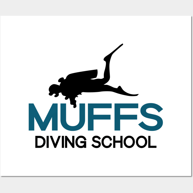 Muffs diving School Wall Art by designnas2